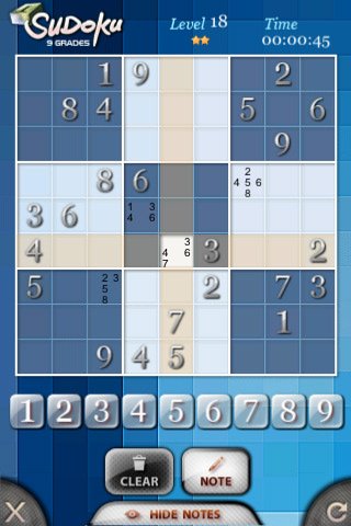 Скриншот из игры Wiz Sudoku - 3