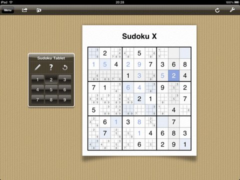 Скриншот из игры Sudoku Tablet - 1