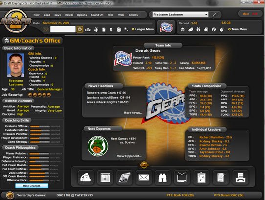 Скриншот из игры Draft Day Sports: Pro Basketball 2 - 3