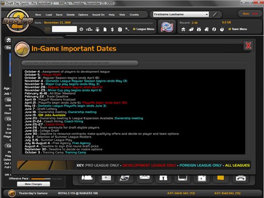 Скриншот из игры Draft Day Sports: Pro Basketball 2 - 4
