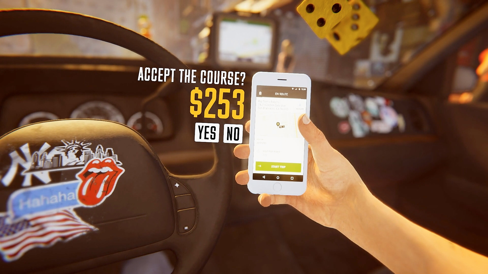Скриншот из игры Taxi Simulator - 3