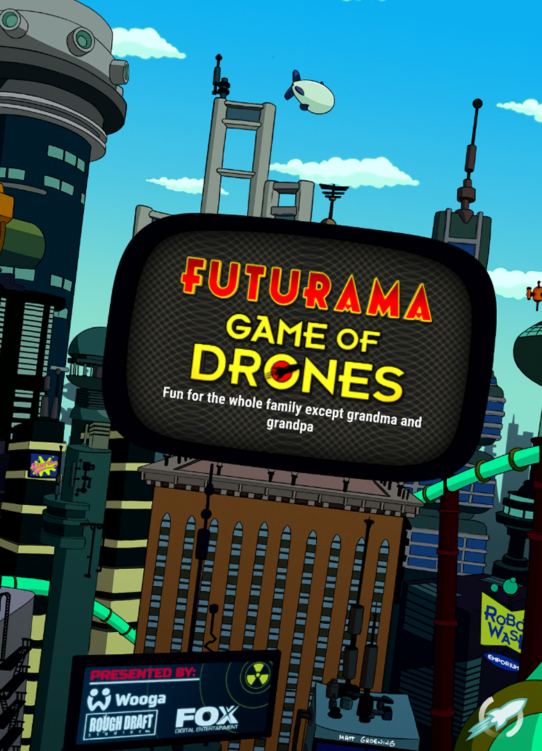 Обложка игры Futurama: Game of Drones