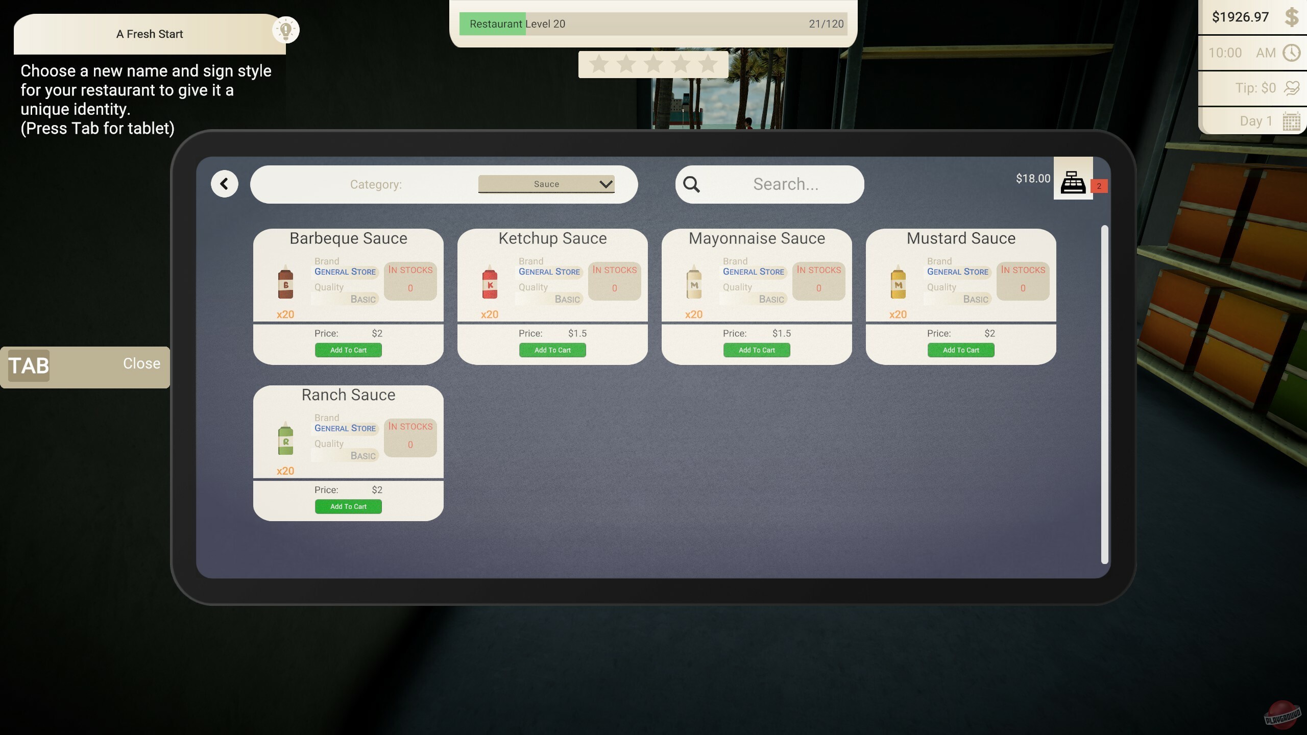 Скриншот из игры Restaurant Owner: A Restaurant Simulator - 9
