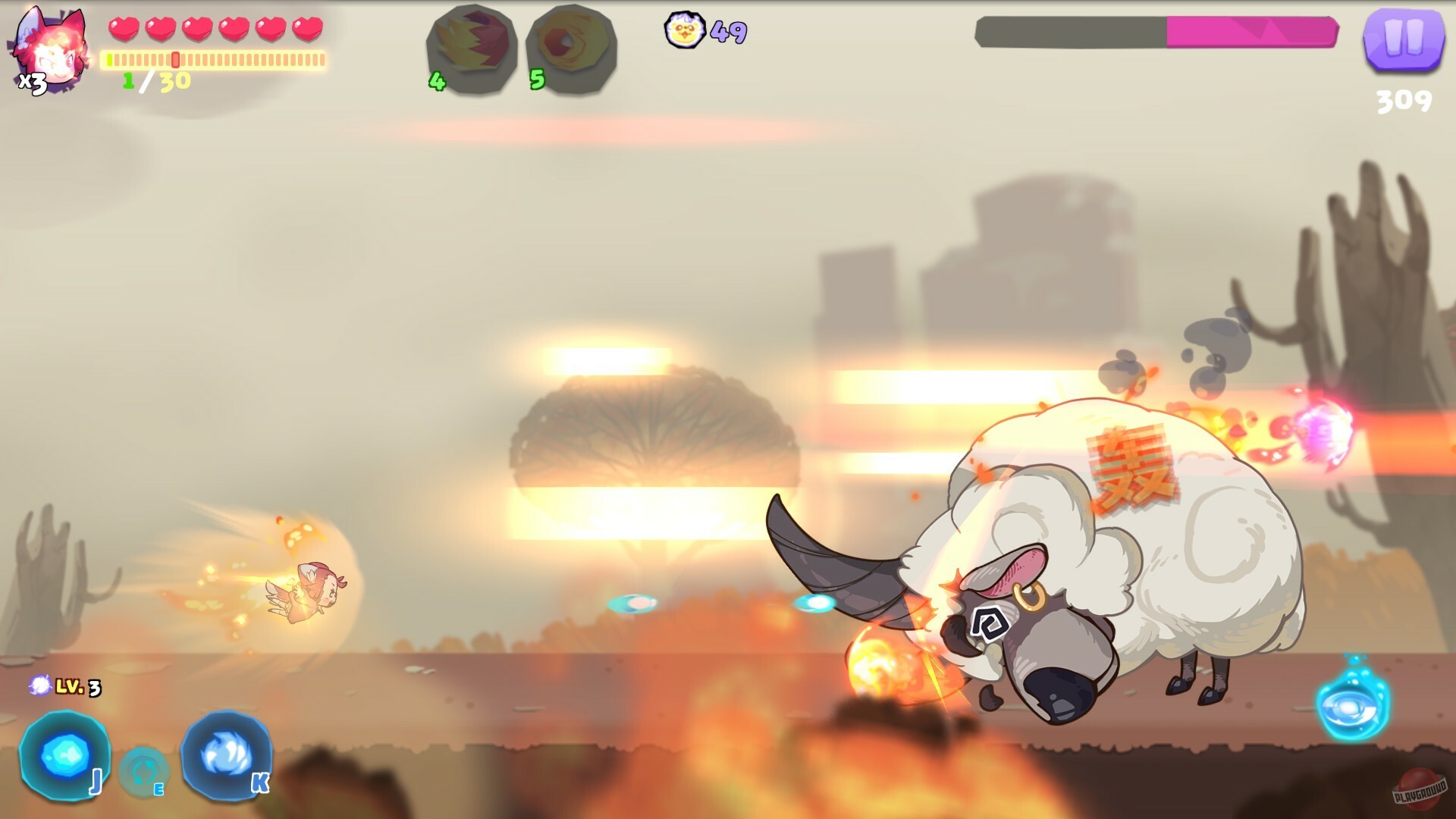 Скриншот из игры Moolii's Dreamland - 14