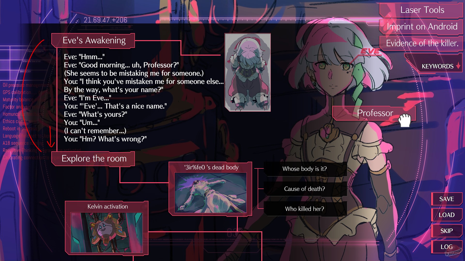 Скриншот из игры EDEN.schemata(); - 14