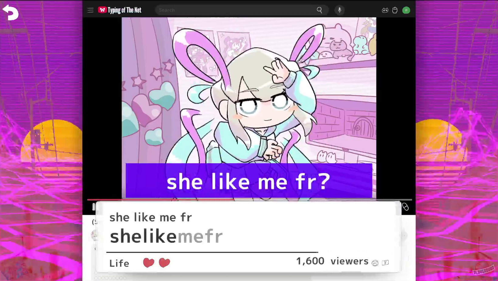 Скриншот из игры NEEDY STREAMER OVERLOAD: Typing of The Net - 5