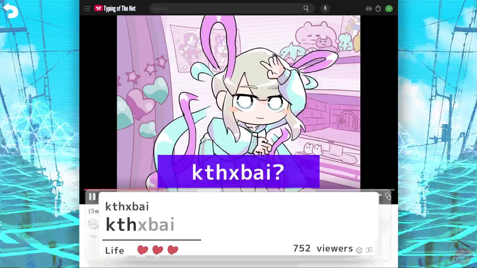 Скриншот из игры NEEDY STREAMER OVERLOAD: Typing of The Net - 3