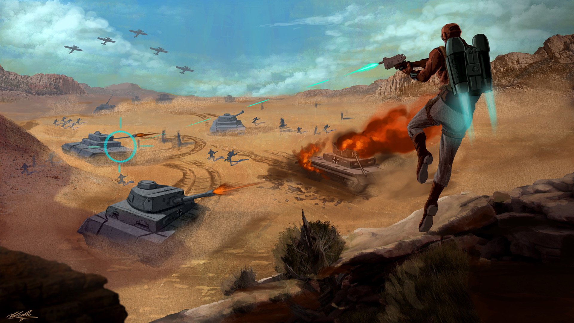 Скриншот из игры Rocket Ranger Reloaded - 7