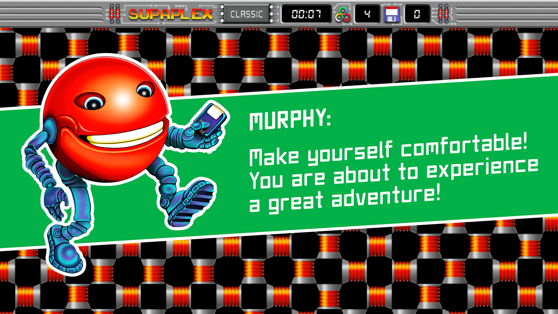 Скриншот из игры Supaplex - 1