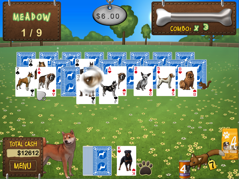 Скриншот из игры Best in Show Solitaire - 1