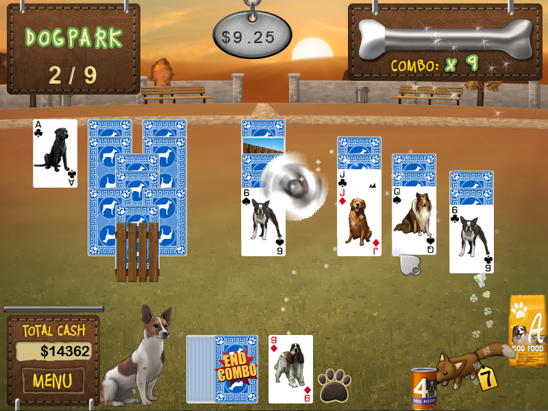 Скриншот из игры Best in Show Solitaire - 2