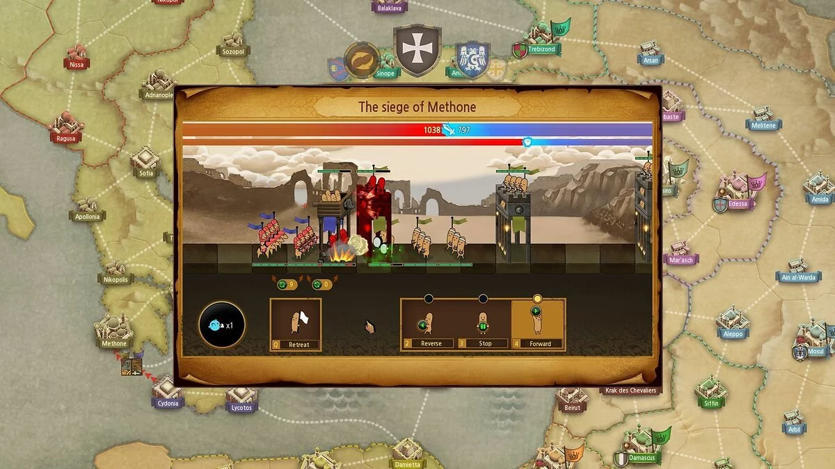 Скриншот из игры Army and Strategy: The Crusades - 28