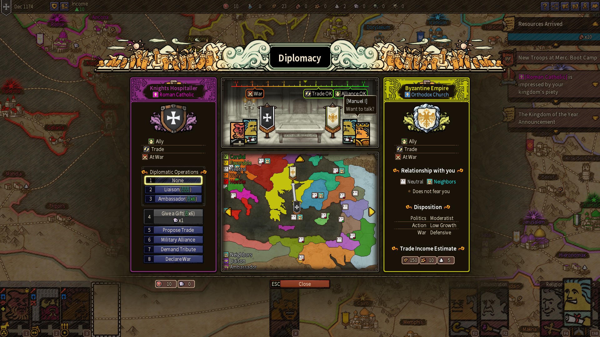 Скриншот из игры Army and Strategy: The Crusades - 21