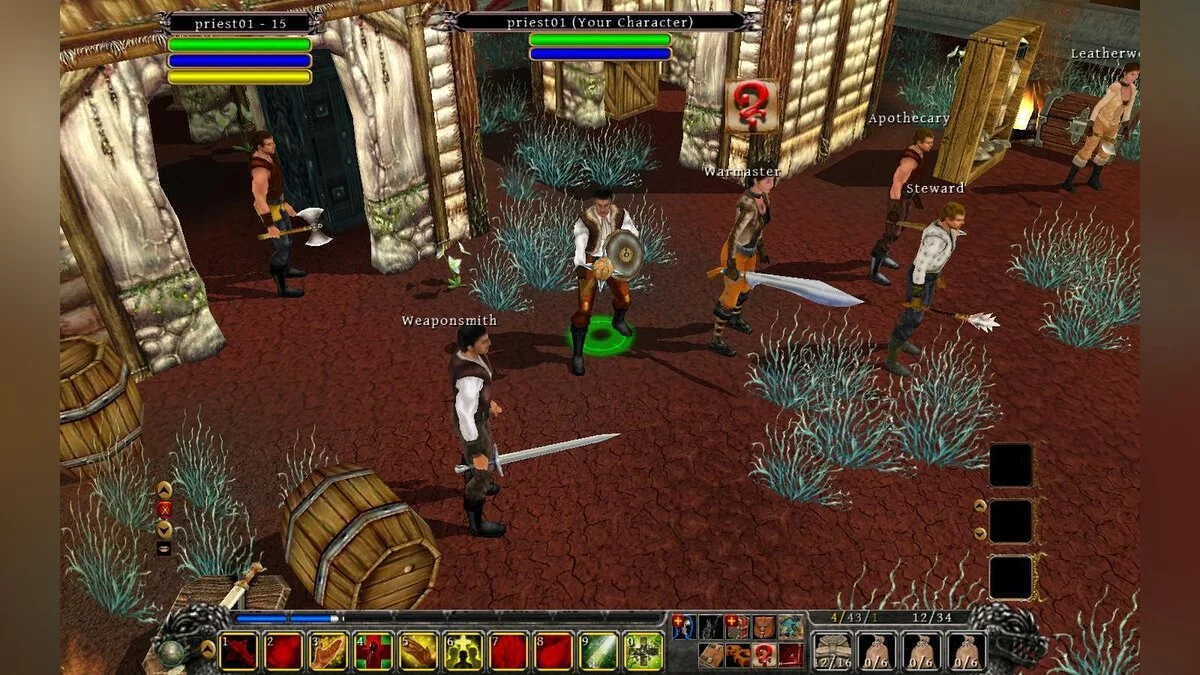 Скриншот из игры Din's Curse - 3