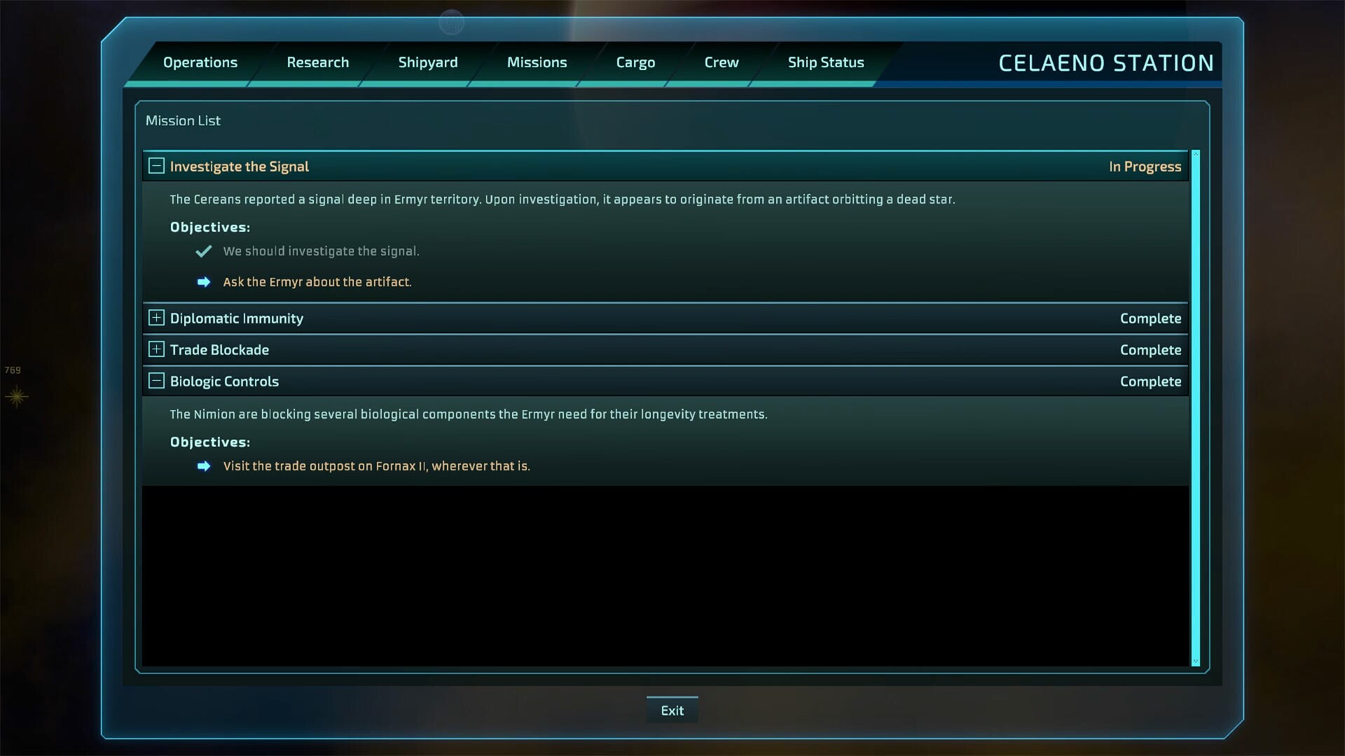 Скриншот из игры Starcom: Unknown Space - 3