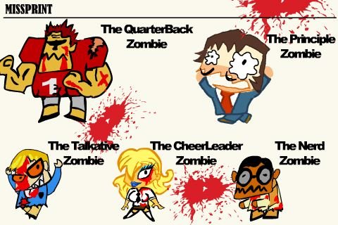 Скриншот из игры Zombie School - 2