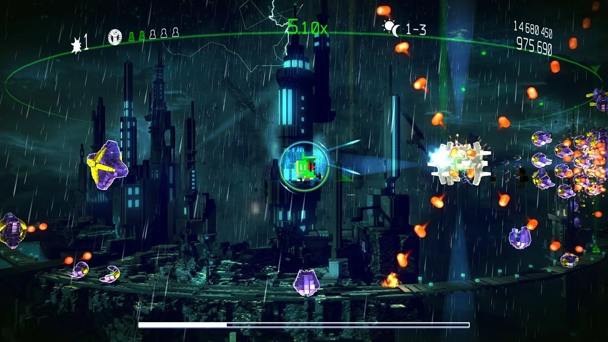 Скриншот из игры Resogun: Heroes - 8