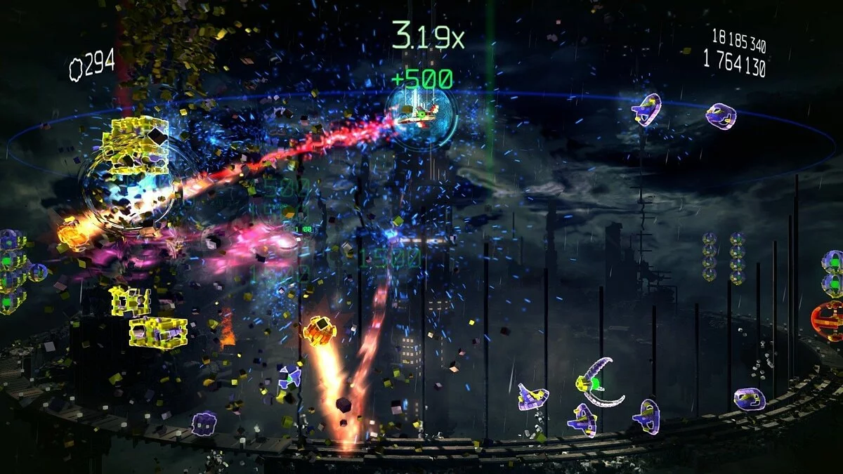 Скриншот из игры Resogun: Heroes - 7