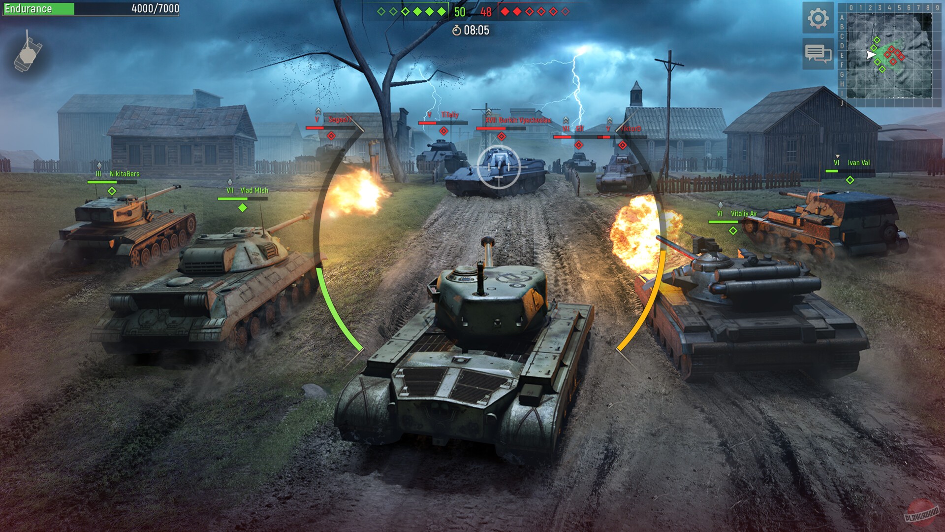 Скриншот из игры Battle Tanks: World War II - 7