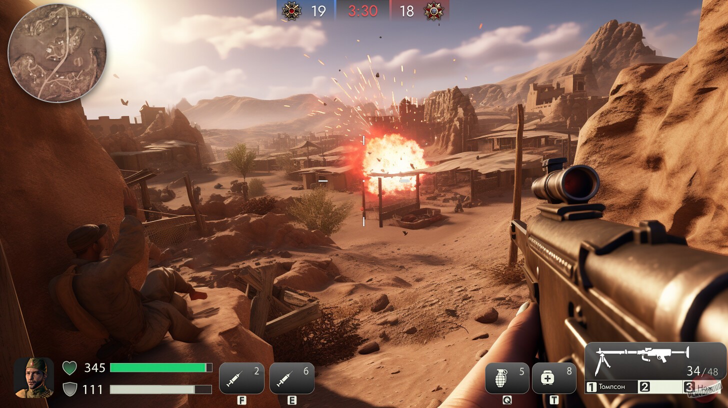 Скриншот из игры Frontline 1942: Battles of the World War 2 - 9