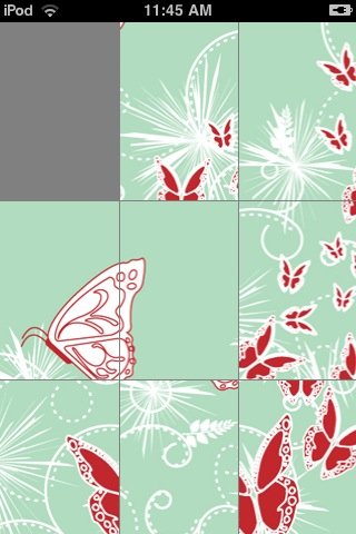 Скриншот из игры Abstract Butterfly Puzzle Slider - 2