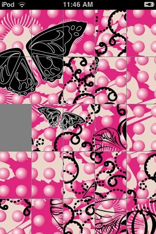 Скриншот из игры Abstract Butterfly Puzzle Slider - 3