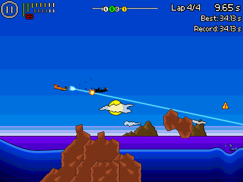 Скриншот из игры Pixel Boat Rush - 9