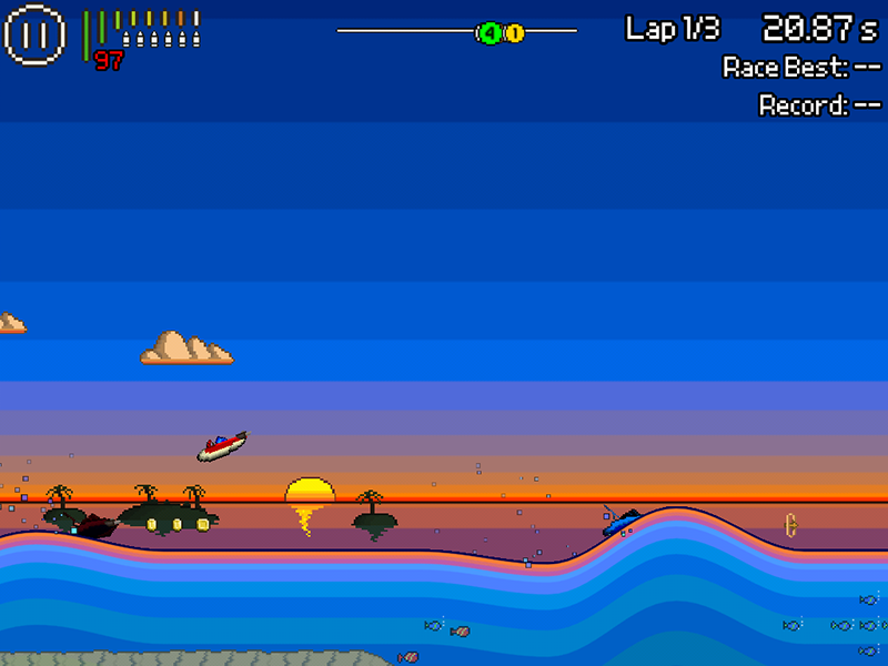 Скриншот из игры Pixel Boat Rush - 20