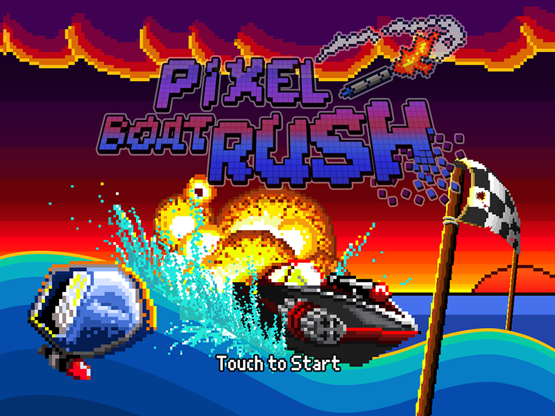Скриншот из игры Pixel Boat Rush - 18