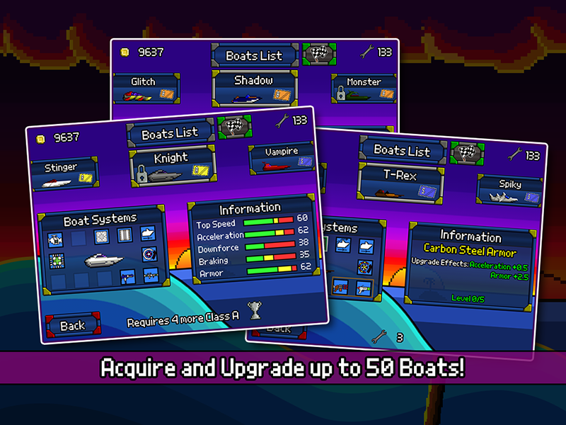 Скриншот из игры Pixel Boat Rush - 12