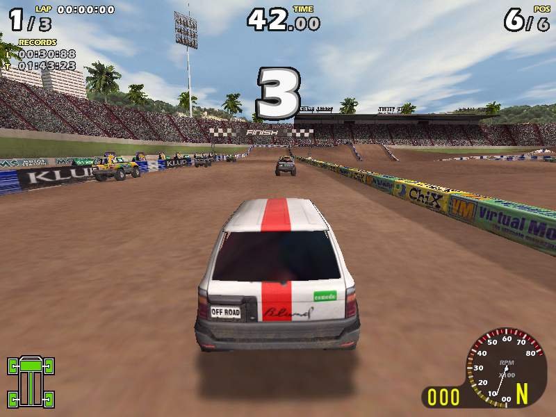 Скриншот из игры Larry Ragland 4x4 Challenge - 11