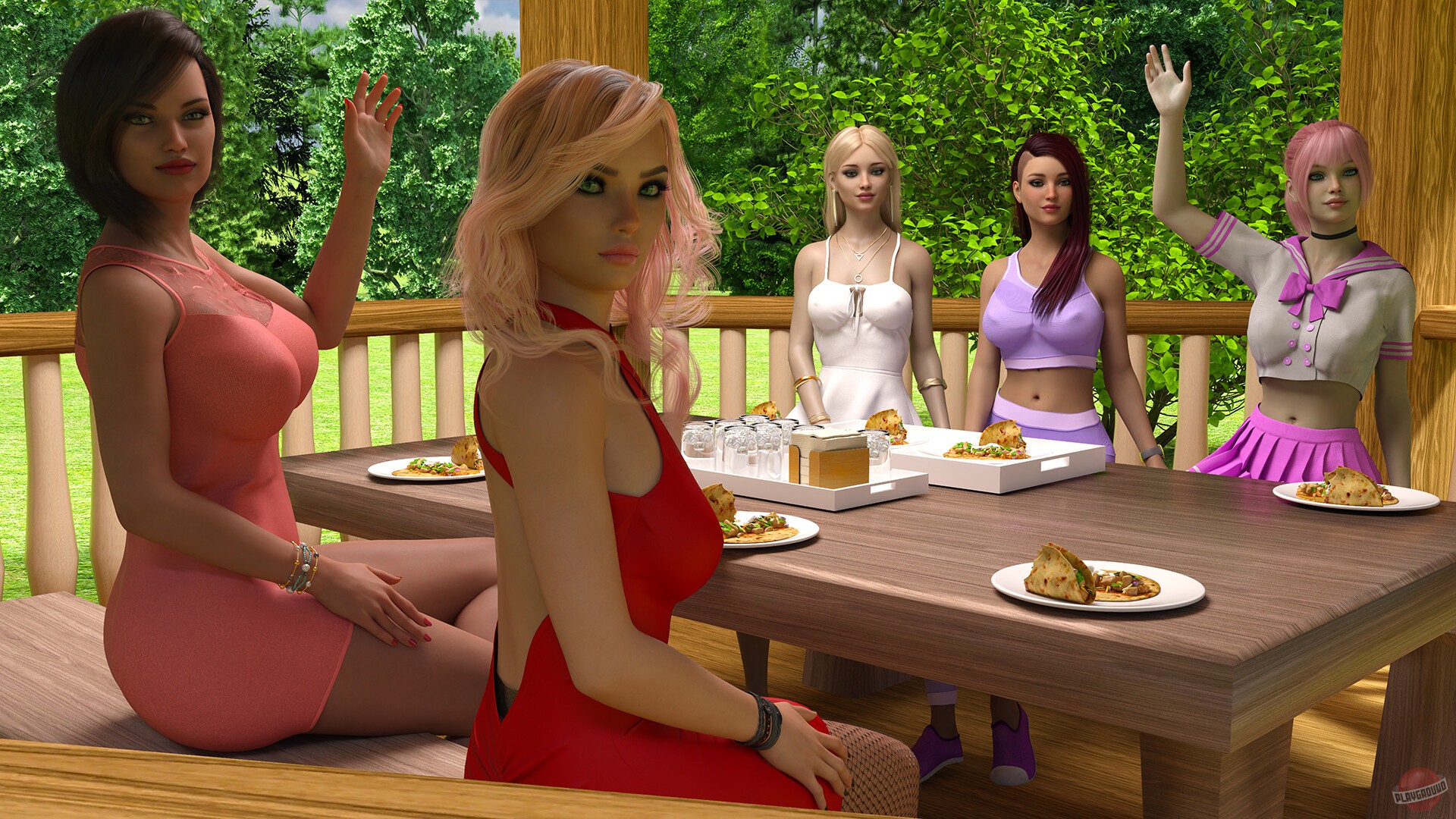 Скриншот из игры Helping the Hotties - 16