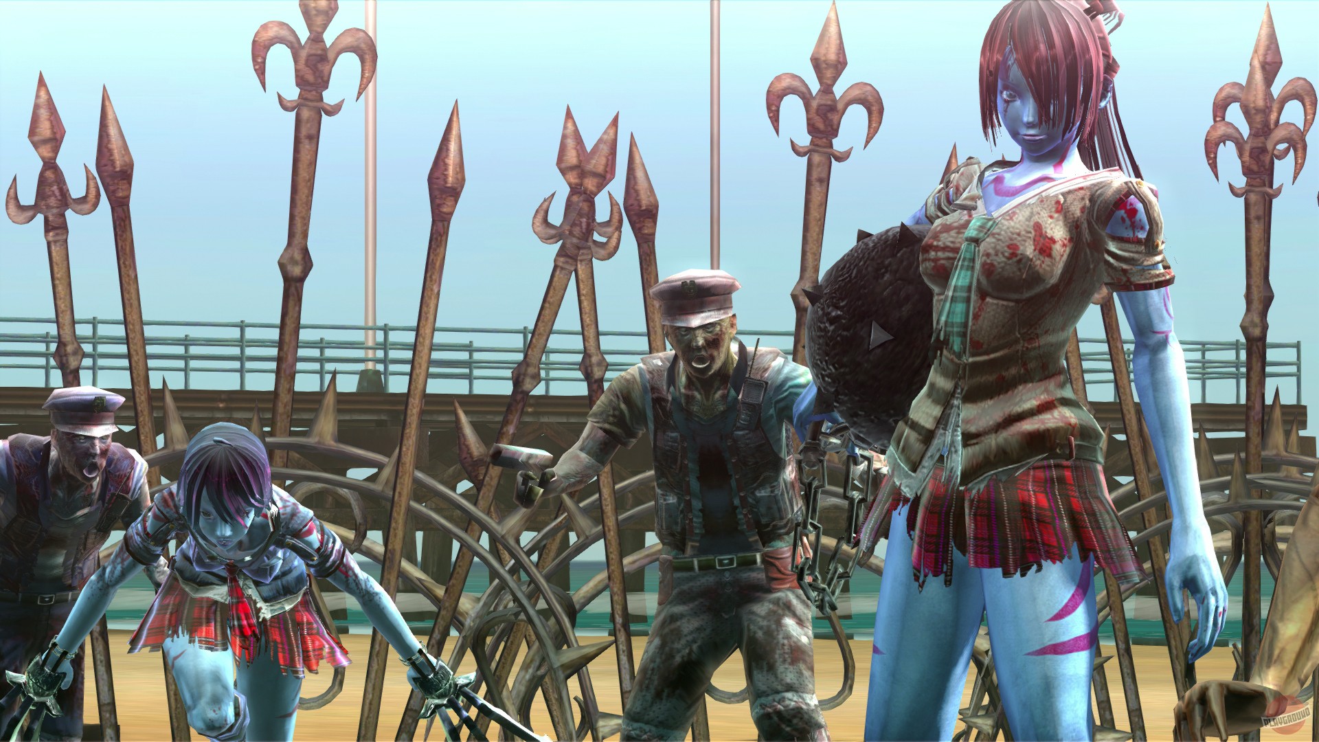 Скриншот из игры Onechanbara Z2: Chaos - 1