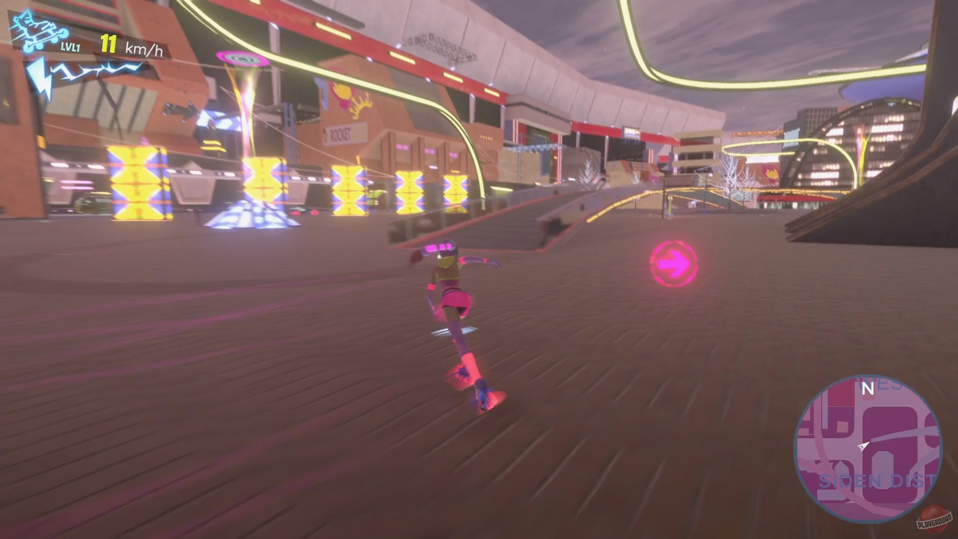 Скриншот из игры Neon Tail - 5