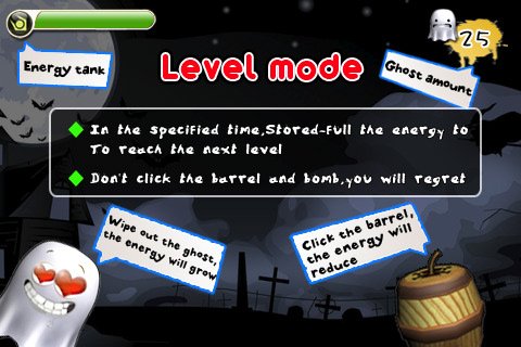 Скриншот из игры tap tap ghosts - 1