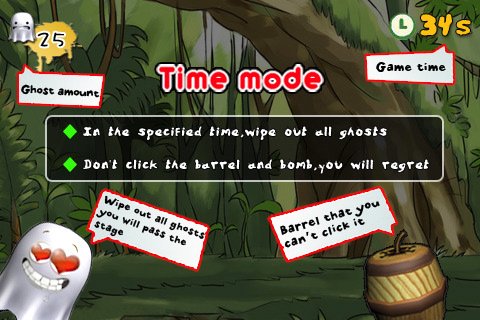 Скриншот из игры tap tap ghosts - 5