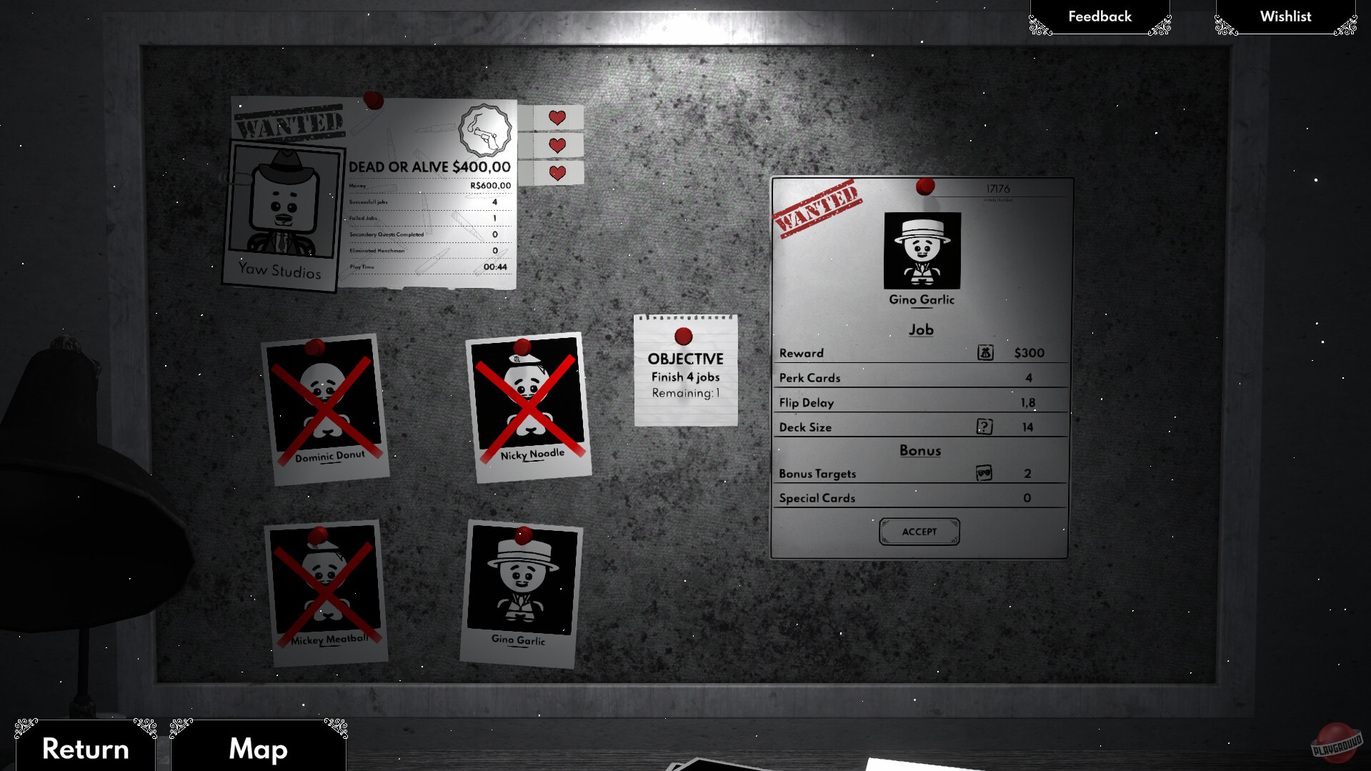 Скриншот из игры One Card One Shot - Mafia - 4