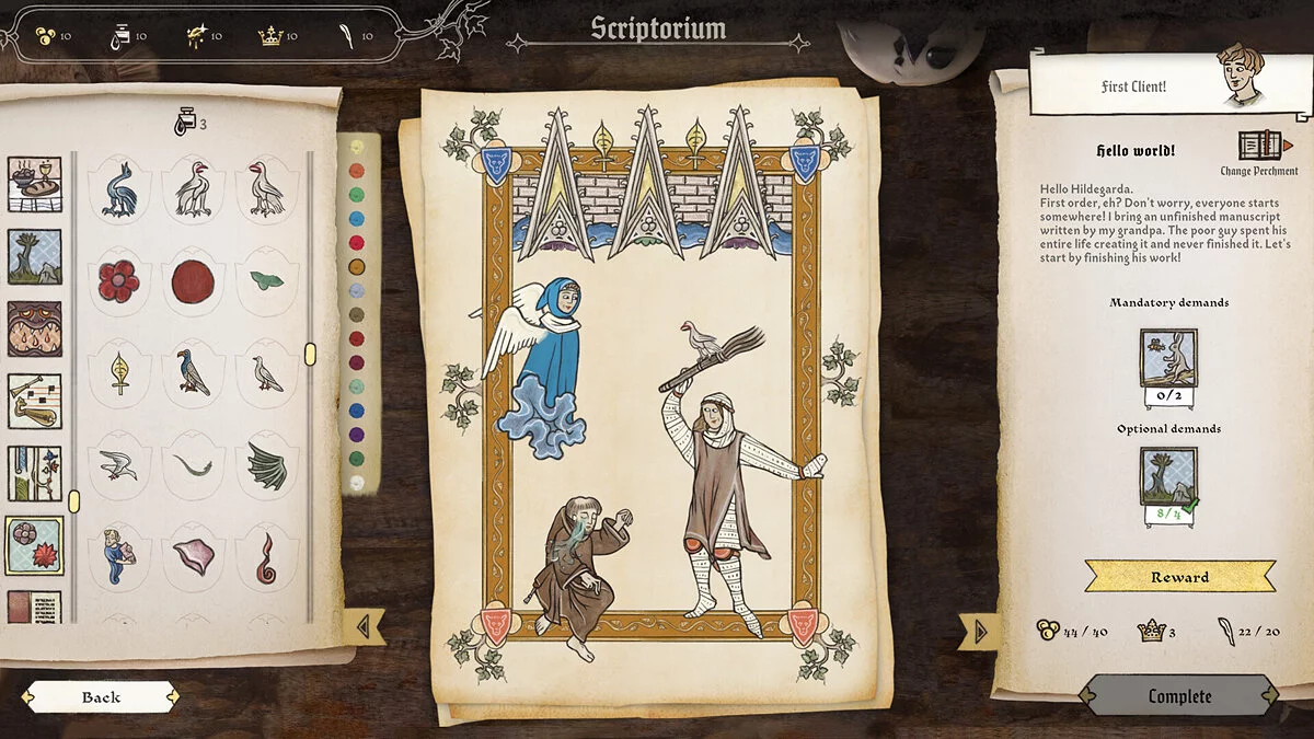 Скриншот из игры Scriptorium: Master of Manuscripts - 19
