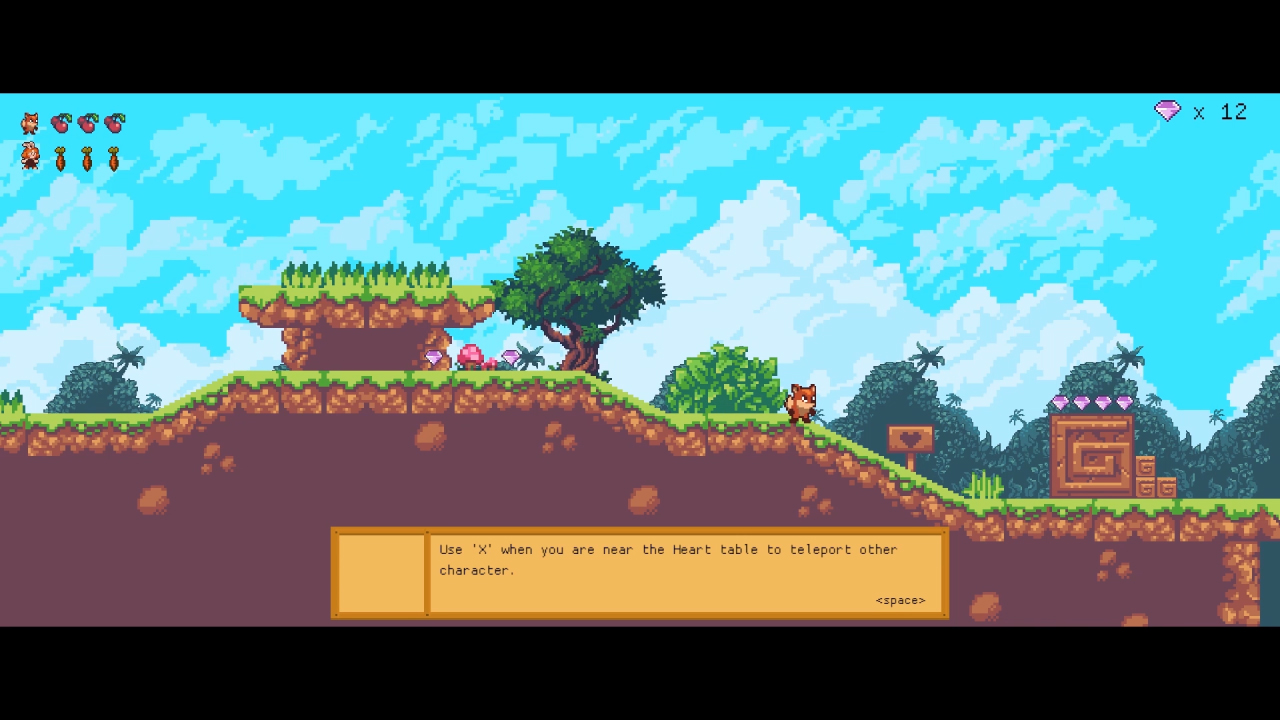 Скриншот из игры Fox and Bunny - 2