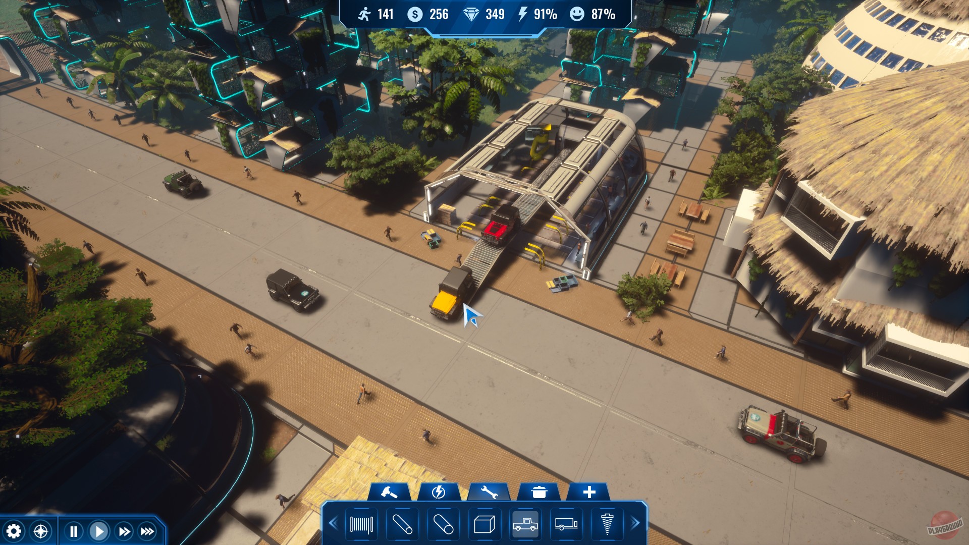 Скриншот из игры Jurassic Architect - 3