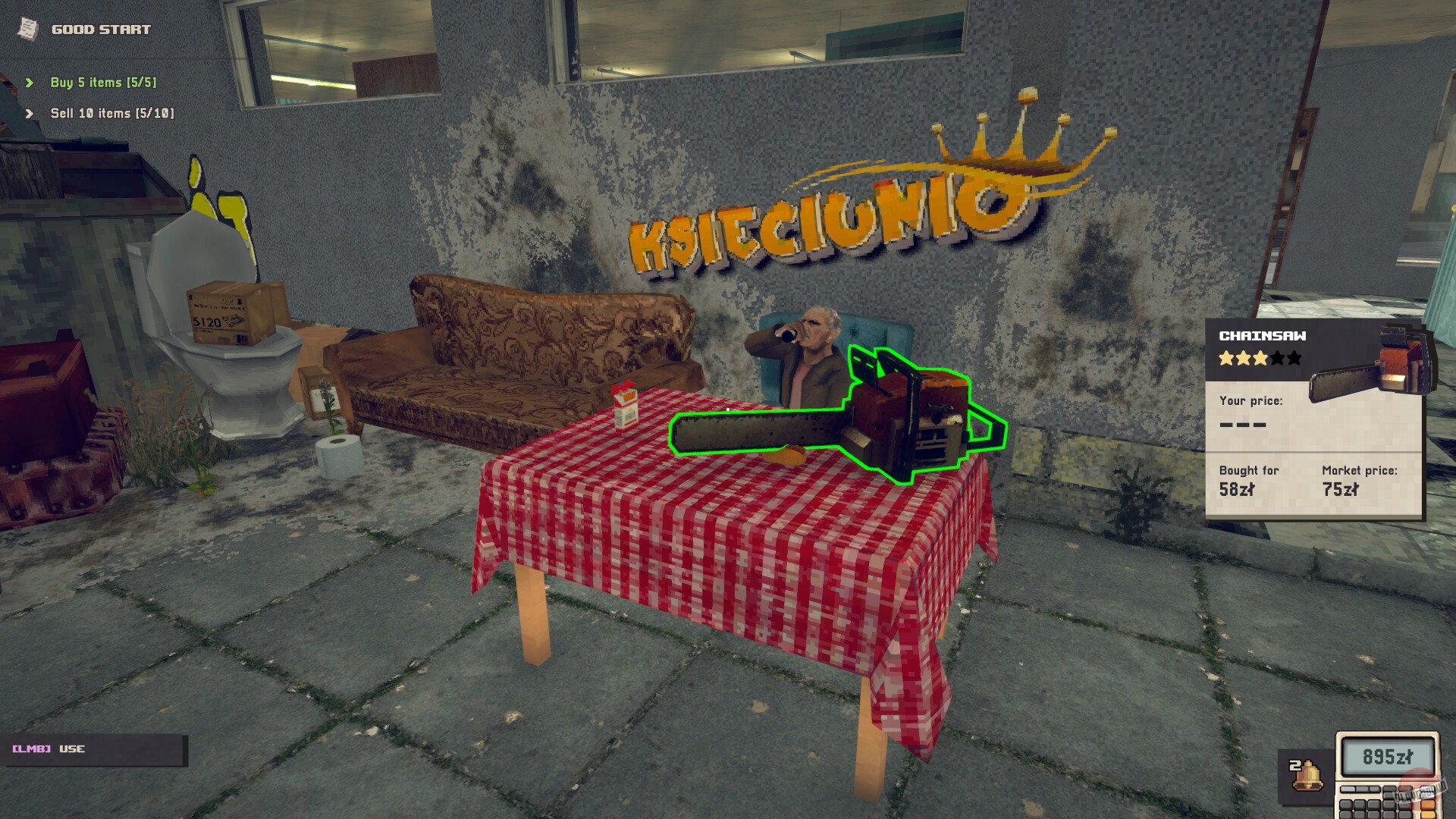 Скриншот из игры Pawnshop 90s - 2