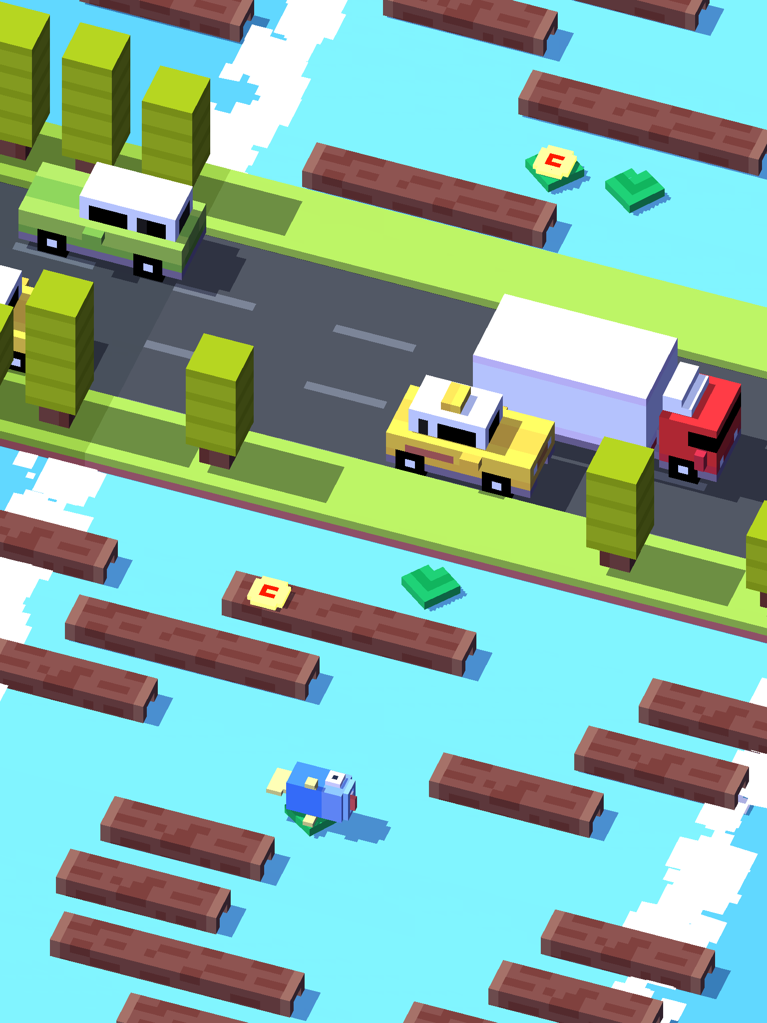 Скриншот из игры Crossy Road - 9