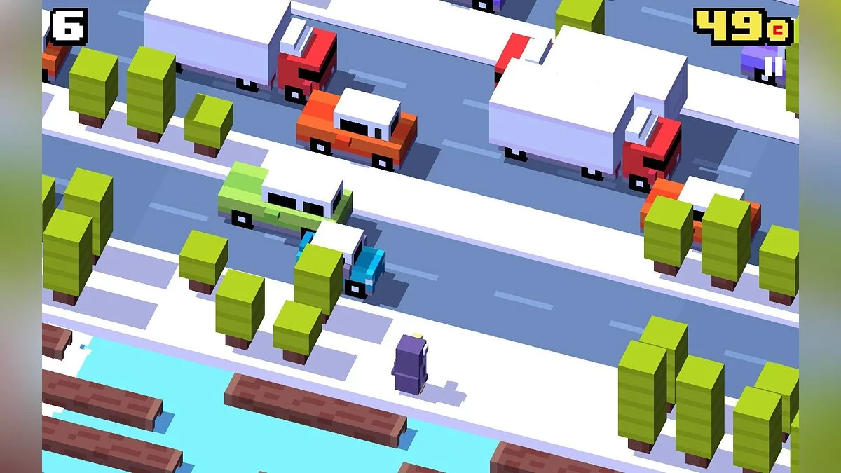 Скриншот из игры Crossy Road - 4
