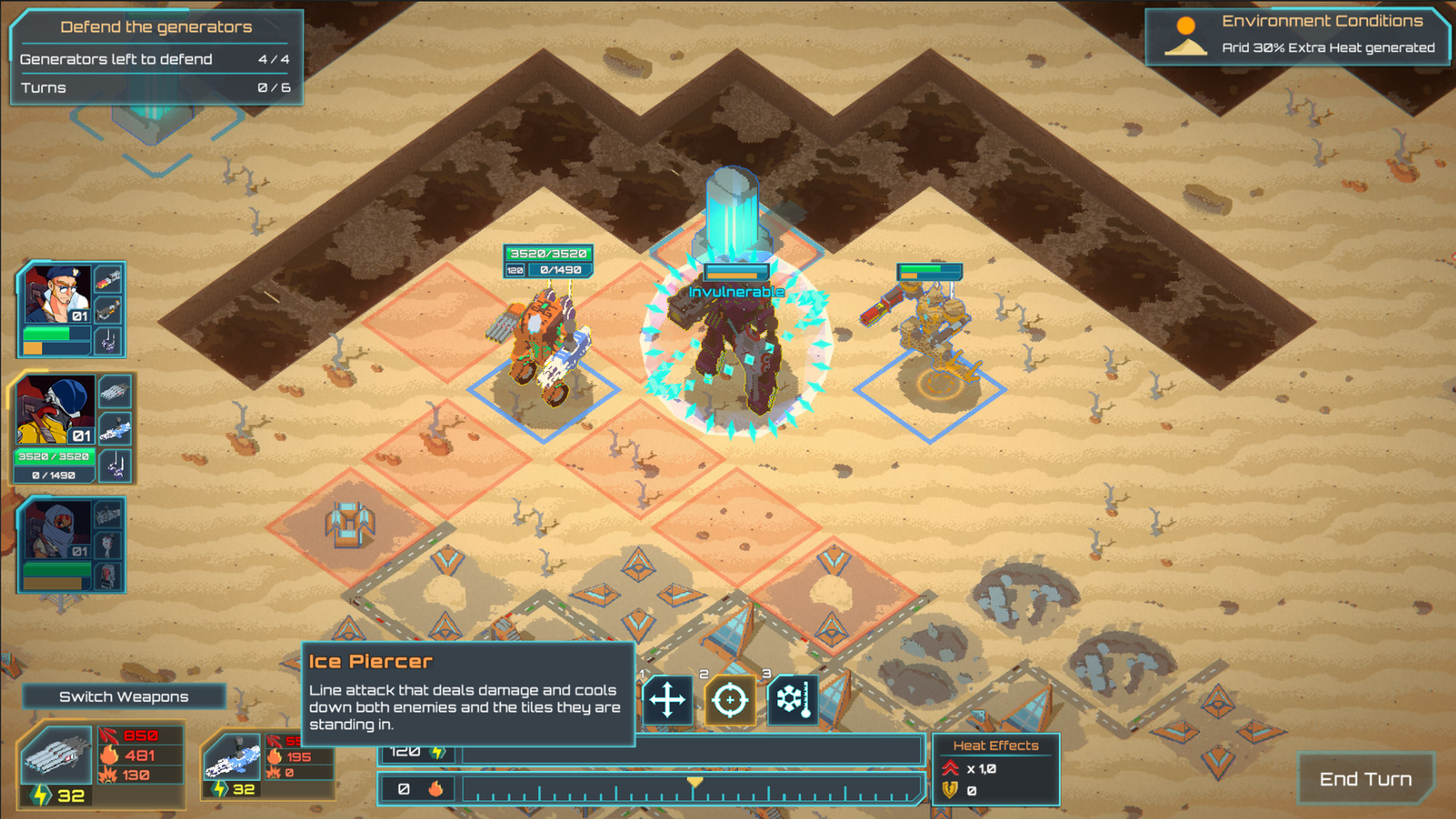 Скриншот из игры Ignited Steel: Mech Tactics - 30