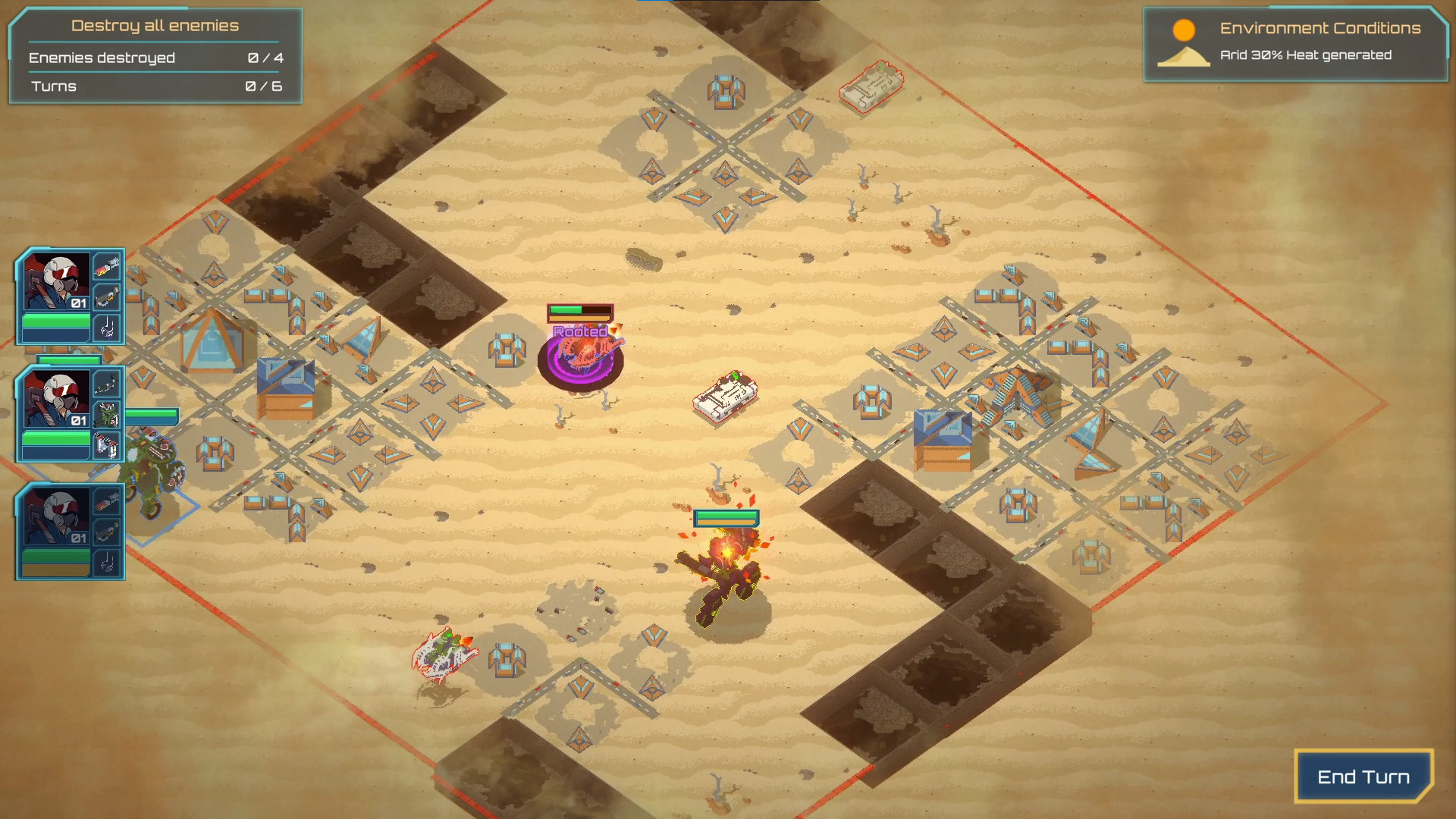 Скриншот из игры Ignited Steel: Mech Tactics - 1