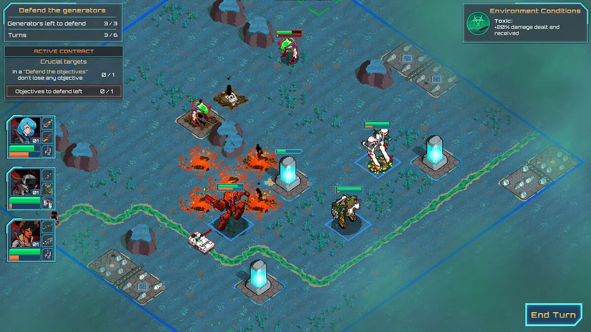 Скриншот из игры Ignited Steel: Mech Tactics - 11