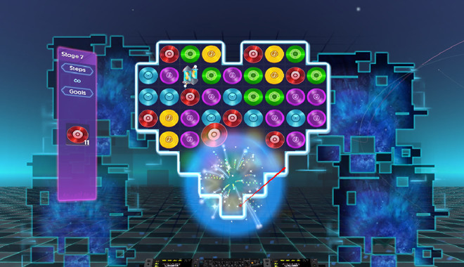 Скриншот из игры EDM Storm: Match 3 VR - 4