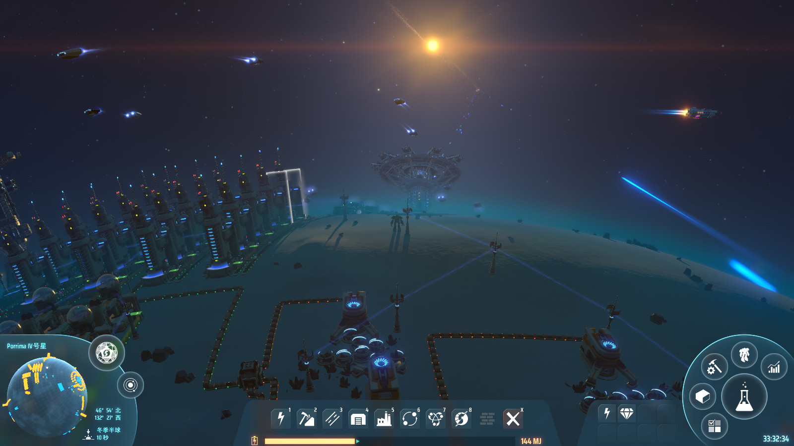 Скриншот из игры Dyson Sphere Program - 2