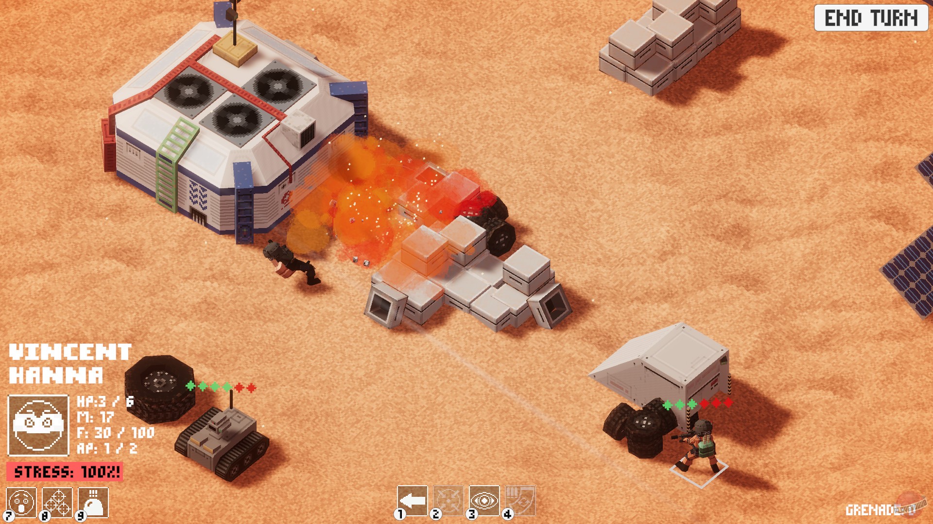 Скриншот из игры Mars Tactics - 6