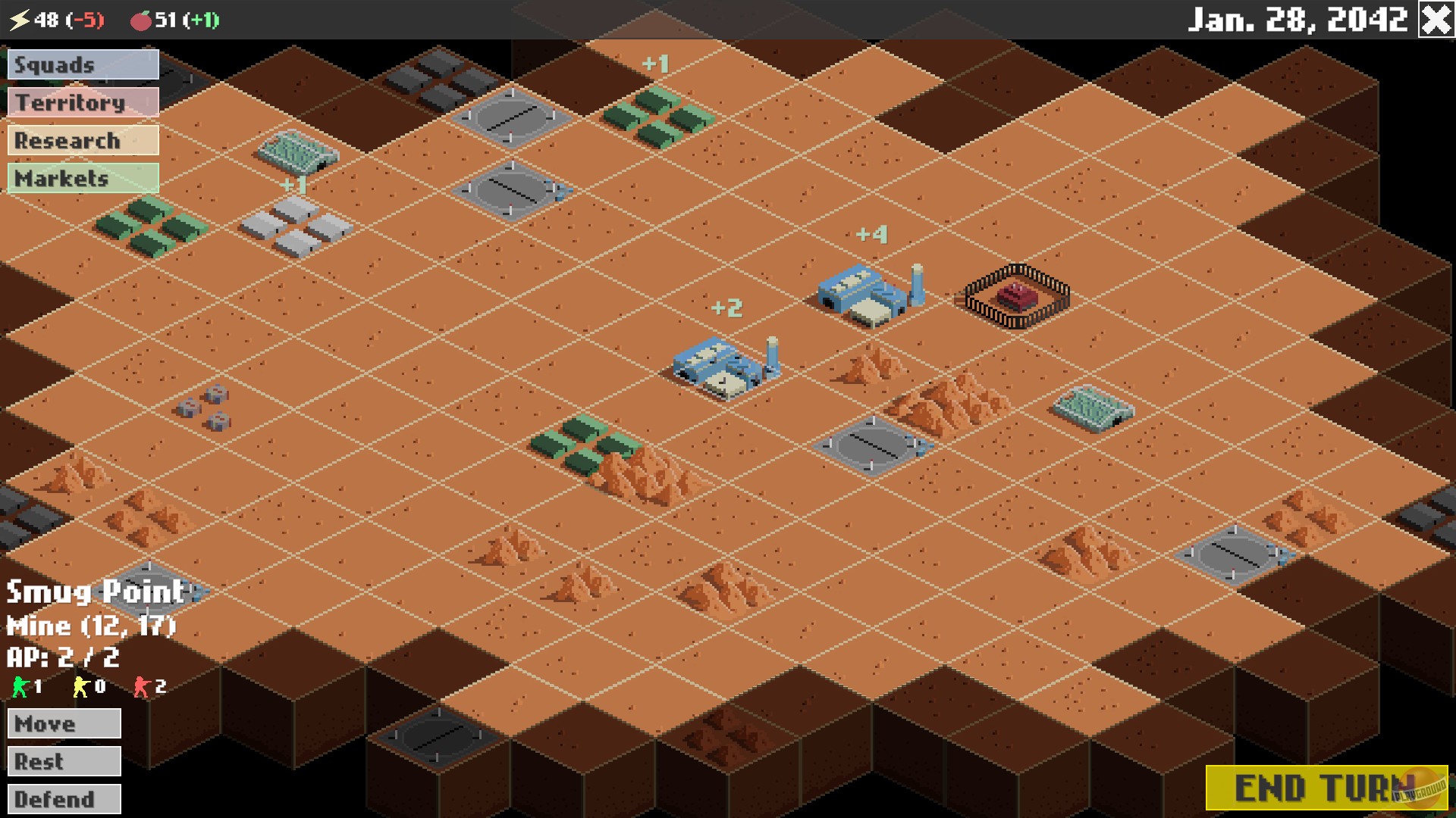 Скриншот из игры Mars Tactics - 8